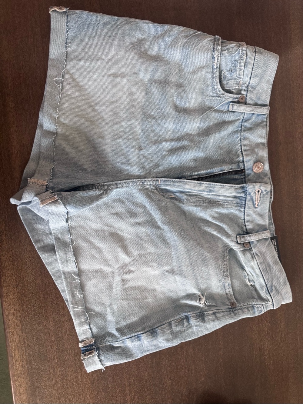 American Eagle Outfitters Light Wash Denim Shorts